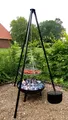 XXL Grill Schwenkgrill Feuerwanne Eintopf Kochtopf Flammlachshalter Dreibein