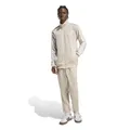 adidas Herren Sportswear Basic 3 Stripes Tricot Track Suit, Crystal Linen/white, S