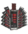 The Meat Makers Beef Bar (12x25g) - Hochwertiges getrocknetes Fleisch, proteinreicher Rindfleischriegel, schnelle Energie, getrocknetes Fleisch für Menschen, exklusive Produktionstechnologie