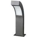 Lucande LED-Sockelleuchte Lennik, 40 cm, anthrazit, Metall - Schwarz