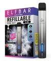Elfbar Elfa Turbo Aurora Black Set E Zigarette