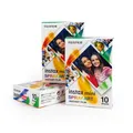 3x Fuji Instax Mini Spray Art 10 Blatt graffiti Effekt Film Sofortbild Instant