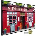 Papermoon Infrarotheizung INFRAROT-BILD-HEIZUNG, Murphys Pub Dingle Bay, TÜV-Rheinland/GS zertifiziert, angenehme Strahlungswärme 120 cm x 60 cm x 3 cm