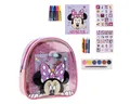 Disney Minnie Mouse Malpalette Ausmal-Rucksack Kreativer Kinderrucksack zum Selbstgestalten