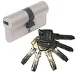 ABUS EC550 Profil-Doppelzylinder Länge 30/30mm mit 6 Schlüssel