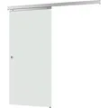 inova Glasschiebetür Vollflächig Satiniert 1025 x 2200 mm Komplettset mit Griffmuschel inkl. 2Seitiger Softclose