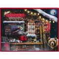 red Adventskalender 2025, Werkzeug-Set schwarz/rot, 51-teilig, 1/4"