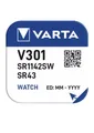 VARTA V301 Knopfzelle 1,5 Volt 301 Batterie SR 43 Uhrenbatterie  AG12
