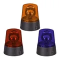 Relaxdays Rundumleuchte LED Blaulicht, batteriebetrieben, bunt