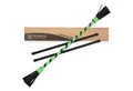 Diabolo Freizeitsport Spiel Flowerstick Basic UV reaktiver Flower Stick mit 2 Glasfaser Handstäben, Jonglage, inkl. zwei Handstäben aus Fiberglass in einer Geschenkverpackung