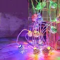 LED Marokkanische Lichterkette Farbig Batterie - 300CM & 20LED Kugeln Deko ✨🎈🎄