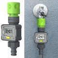 Digitaler Wasserzähler für den Gartenschlauch, mit 4 Zähleranzeigen
