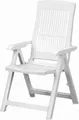 PROGARDEN 505090 Klappsessel "Tampa", weiß
