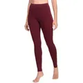 Ladeheid Leggings Damen Lange Hosen aus Baumwolle LA40-133 (1-tlg) bequem, elastischer Bund rot M