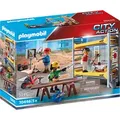 PLAYMOBIL City Action 70446 Baugerüst mit Handwerkern - Bunt