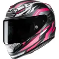 HJC RPHA 12 Dravix Helm, grau-weiss-pink, Größe M für Männer