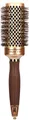 Olivia Garden Expert Blowout Shine Wavy Bristles Gold&Brown 45 Rundbürste