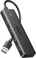 UGREEN 4-Port USB 3.0 Hub Verteiler 5Gbps USB Mehrfachstecker Splitter für