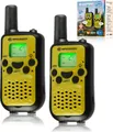 Bresser Junior Walkie Talkies für Kinder 6?km Reichweite VOX USB-C Taschenlampe Gürtelclip