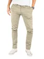Yazubi Chino Herren Hose - Modell Kyle by Yzb Jeans - Business Männer Chinohose mit Stretchanteil, Beige (Plaza Taupe 161105), W29/L34