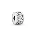 Pandora Bead Clip 798035 Knotted Hearts Silber