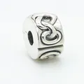 Original Pandora Charm Clip Verknotete Herzen 925er Silber 798035 Neu