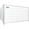 Schake Mobilzaun Light Element mit Haken und Ösen 3,5x2m, 2,5/3,0mm Drahtstärke - Weiß