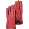 PEARLWOOD Lederhandschuhe Seitenschlitze für komfortables Anziehen rot 7