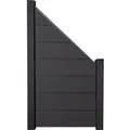 GroJaSolid Grande Schräg 90 cm x 180/90 cm Anthrazit