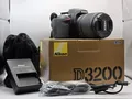 Nikon D D3200 24.2 MP SLR-Digitalkamera - Schwarz (18-105mm) Kit