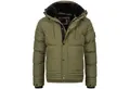 Alessandro Salvarini Winterjacke ASFabiano mit warmem Teddyfell und abnehmbarer Kapuze