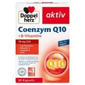 DOPPELHERZ Coenzym Q10+B Vitamine Kapseln 30 St
