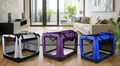 Hundebox Bello XL Purple faltbar Autotransportbox Katzen Hunde Box
