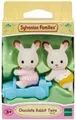 Sylvanian Families. Bliźniaki królików z czekoladowymi uszkami Epoch
