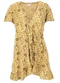 Guru-Shop Midikleid Minikleid Boho chic, Damen Wickelkleid,.. alternative Bekleidung