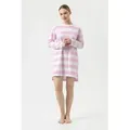 Mey Nachthemd Damen Nachthemd langarm STREAKED LINES L (42)