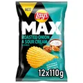 Max Roasted Onion & Sour Cream Geschmack – Knusprige Kartoffelchips für eine ...