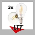 ISOLED E14 LED Illu, 4W, klar, warmweiß, 3er Pack