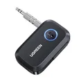 Bluetooth Adapter Auto Freisprechanruf Stereo Musik 15h Spielzeit 3,5mm Schwarz