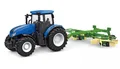 RC Traktor mit Kreiselschwader, 1:24 mit Akku und Fernbedienung AMEWI 22599