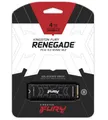 Kingston FURY Renegade SSD 4TB NVMe M.2 2280 M-Key PCIe 4.0 x4 für PC & Notebook