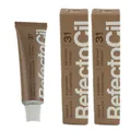 RefectoCil 3.1 Light Brown lichtbraun 2 x 15 ml Augenbrauenfarbe & Wimpernfarbe