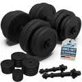 ArtSport 2er Hantelset 30kg - Kurzhantel Set mit 2 Kurzhanteln - 16 Gewichte