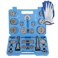 FreeTec 22 tlg. Universal Bremskolbenrücksteller Set Bremssattel Kolben Wind