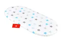 BABYLUX Spannbettlaken für Kinderwagen Stubenwagen Baby Spannbetttuch Wiege Stuben Bettlaken (94. Sterne Blau)
