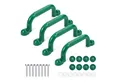 relaxdays Klettergriff Klettergerüst-Griffe im Set, grün, 4er Pack