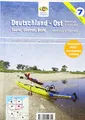 Wassersport-Karte / Deutschland Ost für Kanu- und Rudersport: Mit Nebenkarten Saale, Unstrut und Bode