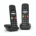 Gigaset E290 Duo schwarz Schnurloses Telefon