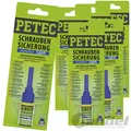 6x 91005 PETEC SCHRAUBENSICHERUNG BLAU 5 GRAMM MITTELFEST SCHRAUBENKLEBER