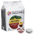 TASSIMO JACOBS CAFFÈ CREMA CLASSICO Kaffeediscs, Arabica- und Robustabohnen 16 Stück